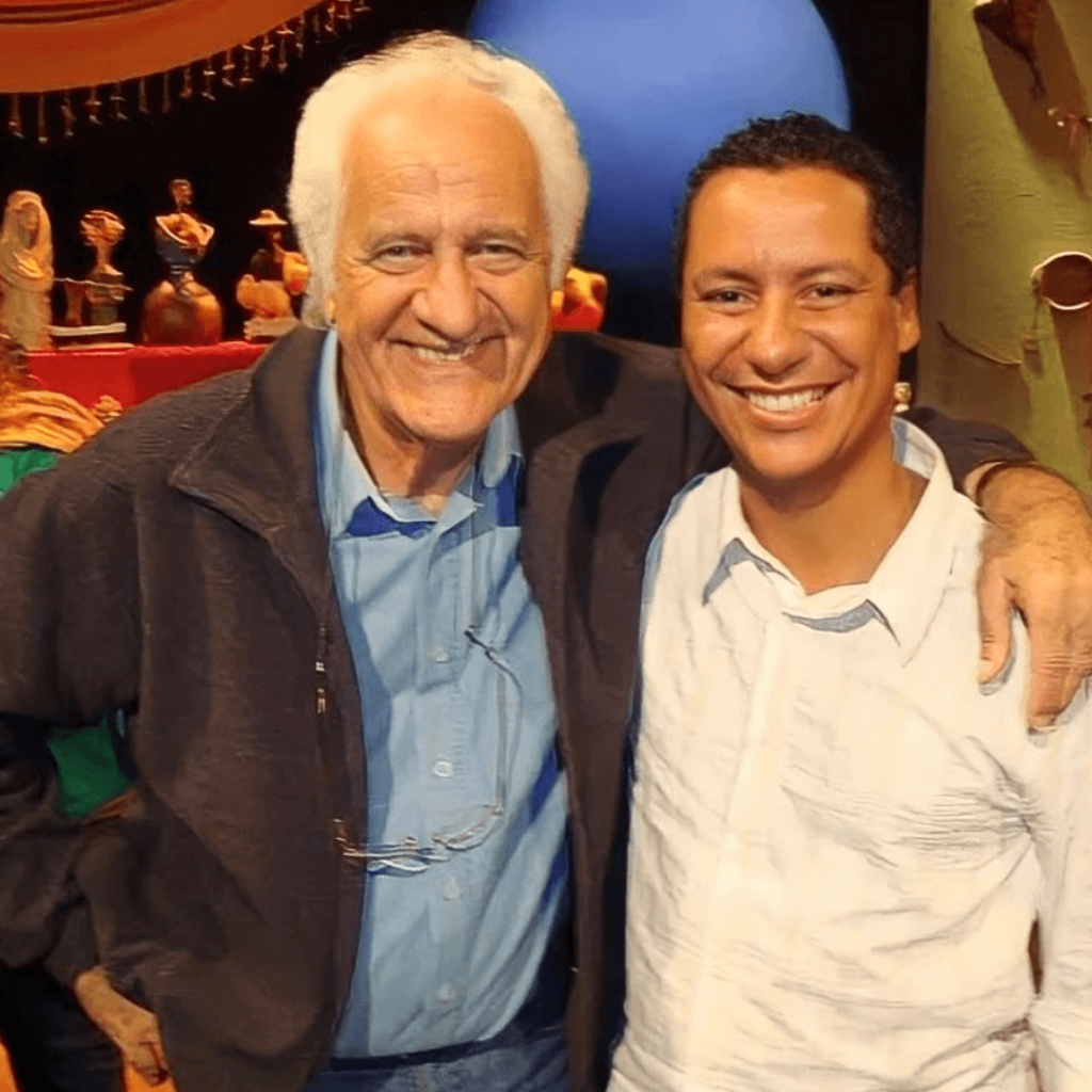 Rodrigo Vianna e Rolando Boldrin