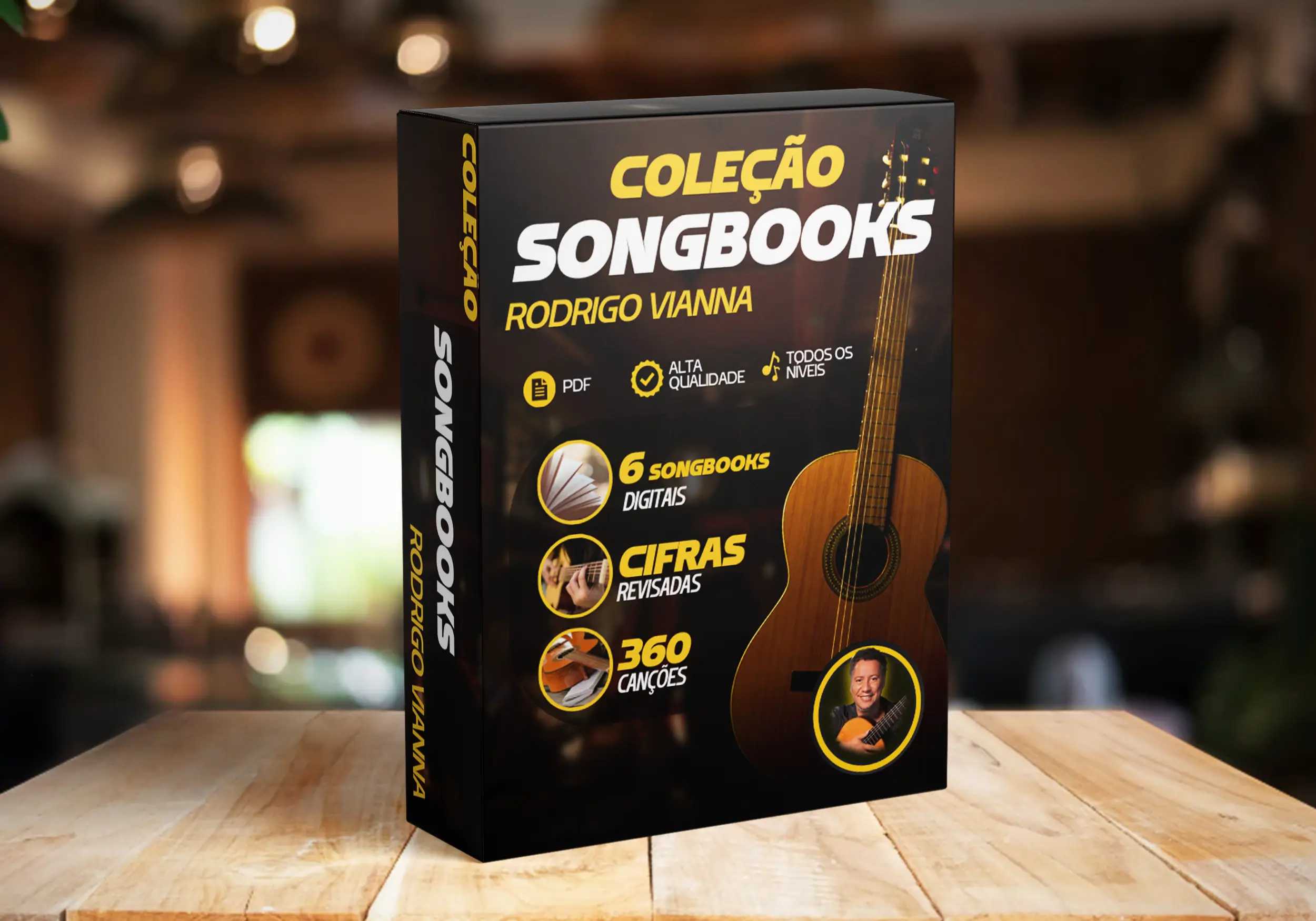 Songbook Rodrigo Vianna CIFRAS Vol. 03 + BÔNUS Songbooks 1 e 2